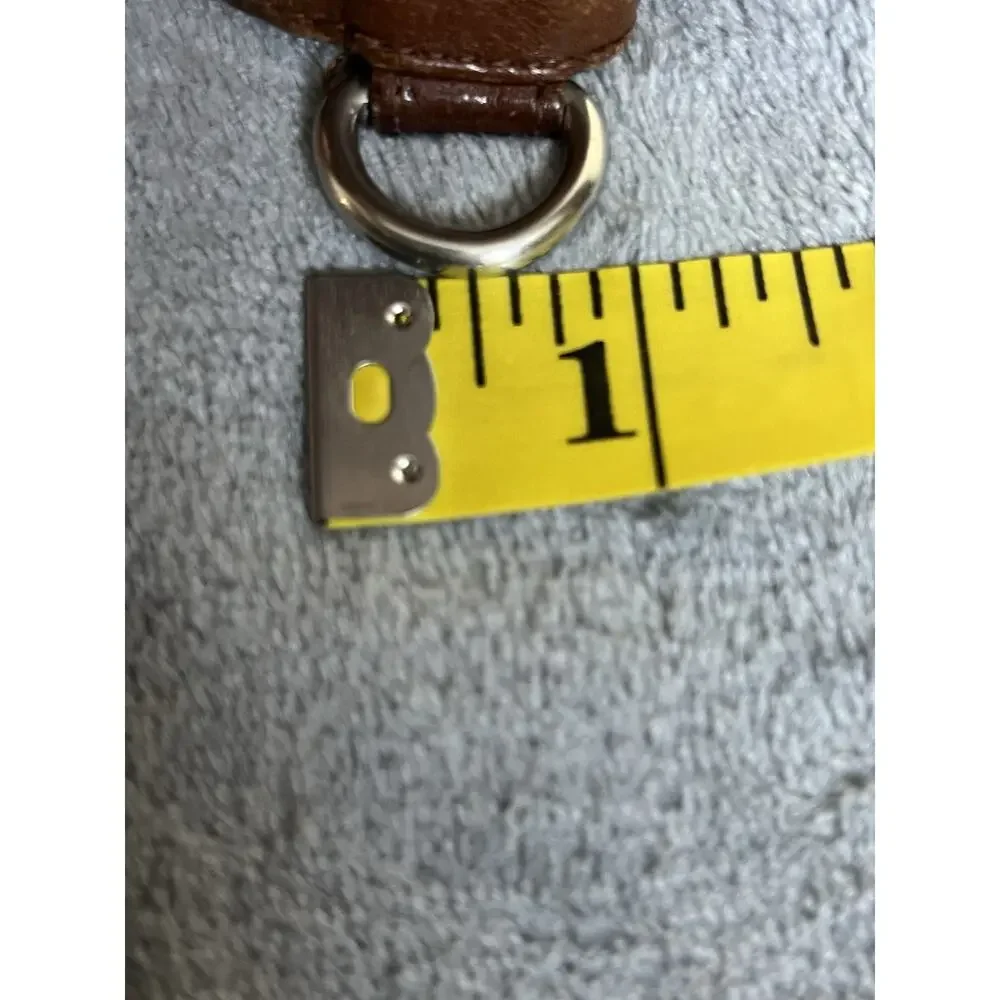 Hobo‎ Brown Leather Large Wallet Pockets Magnetic Closure Patina No Strap